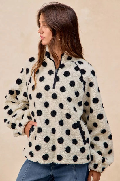 BiBi Polka Dot Sherpa