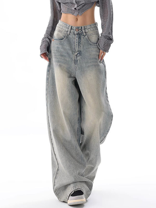 Vintage Light Wash High Rise Boyfriend Jeans