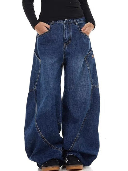 American Design Large Pocket Machete Boyfriend Jeans