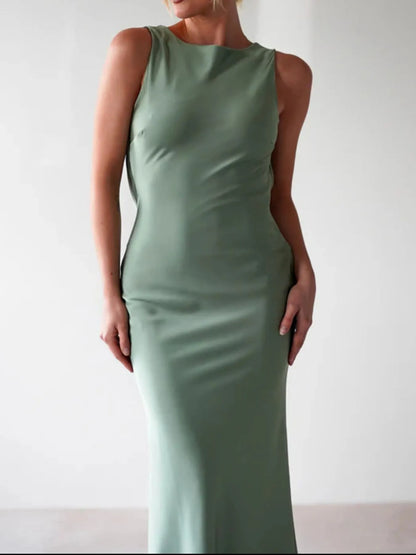 Sinclair Satin Maxi Dress