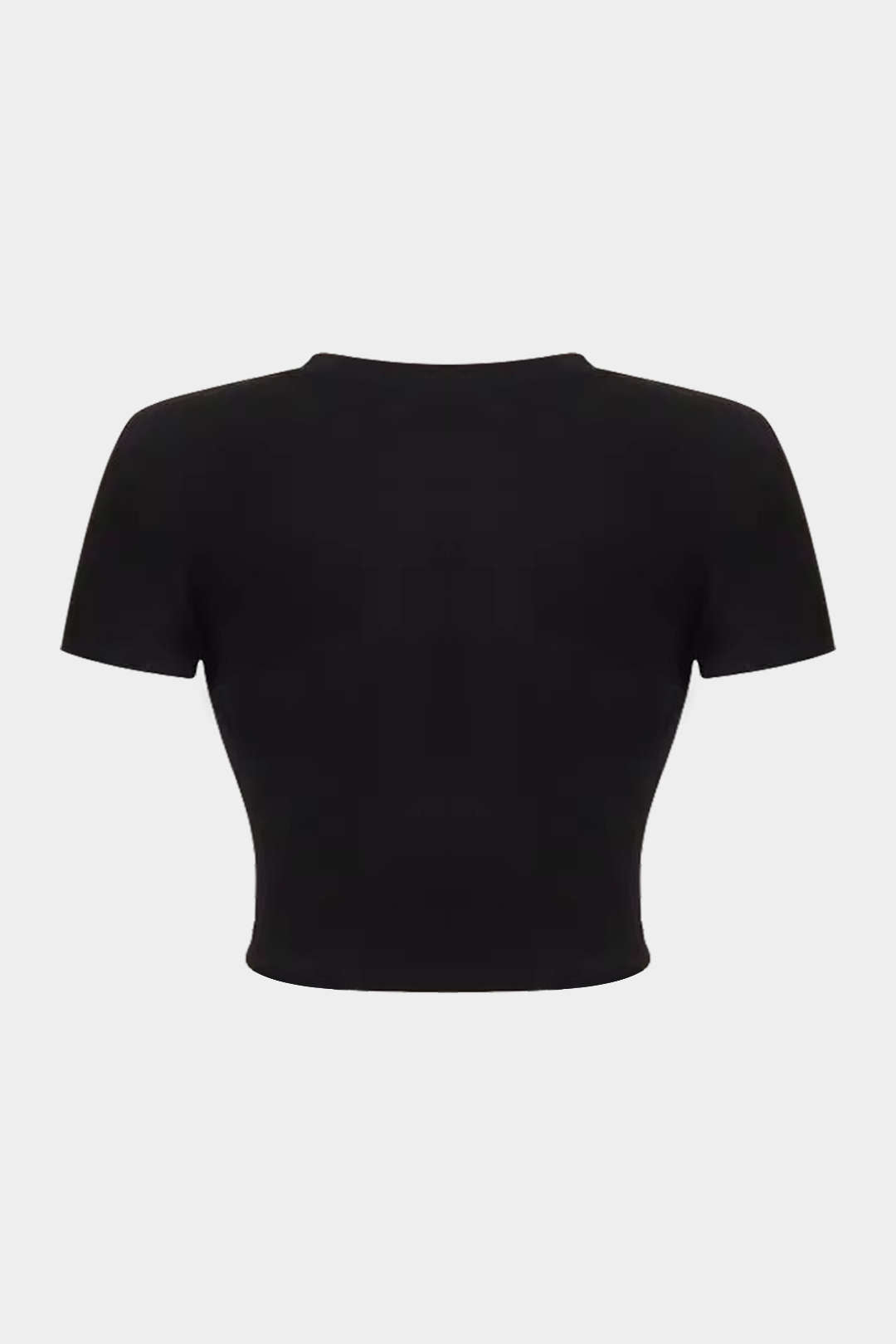 Corset Illusion Graphic Crop Top