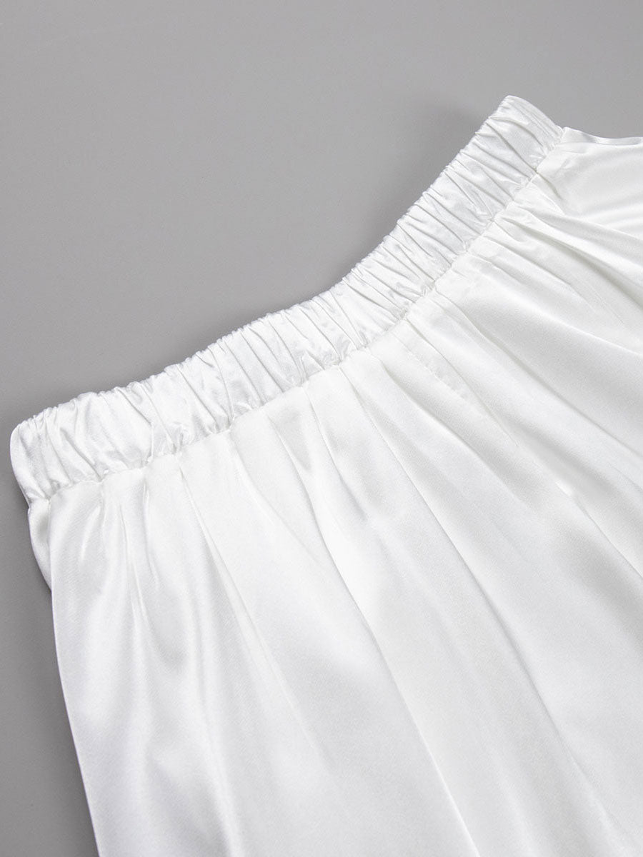 Satin Skirt For Women Autumn Long Bottoms For Women