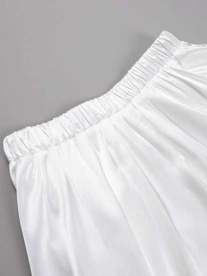 Satin Skirt For Women Autumn Long Bottoms For Women