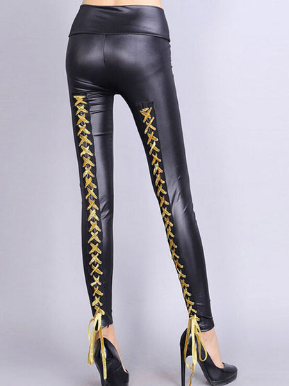 Lace-up Leggings