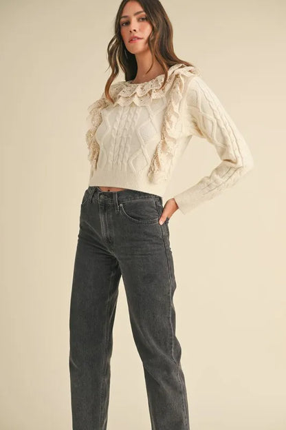 MABLE Lace Sweater