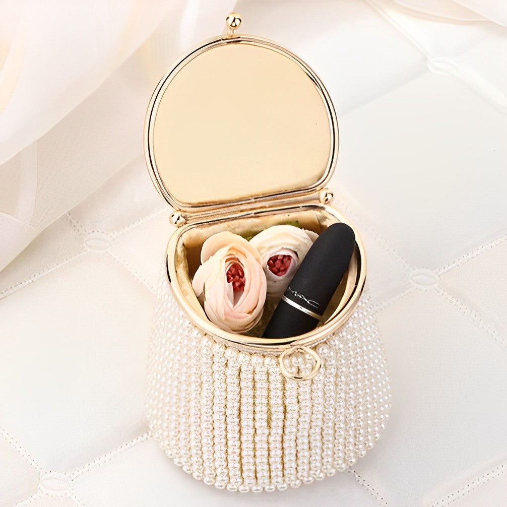 Rica Pearl Handbag Studded