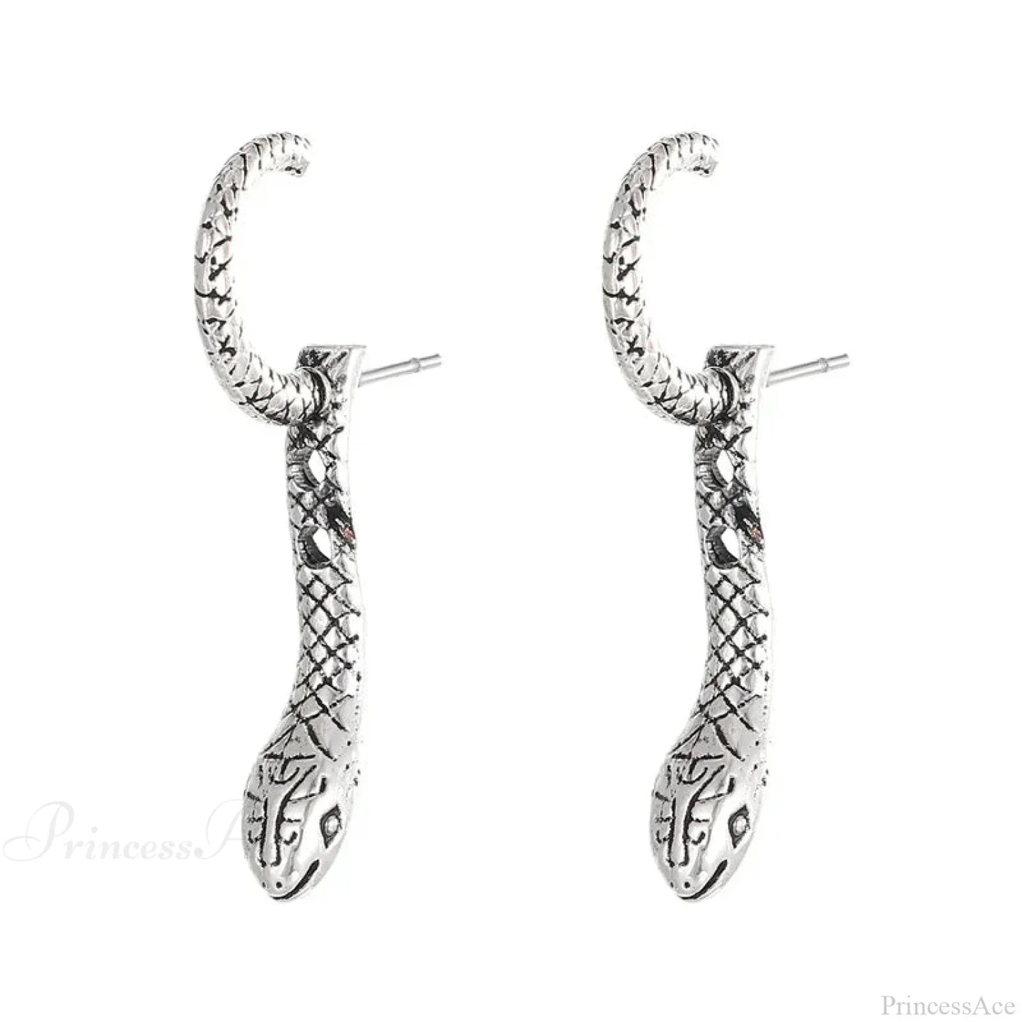 Dark Animal Serpent Clasp Character Earring