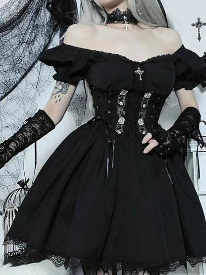 Dark Bandage Corset Small Dress