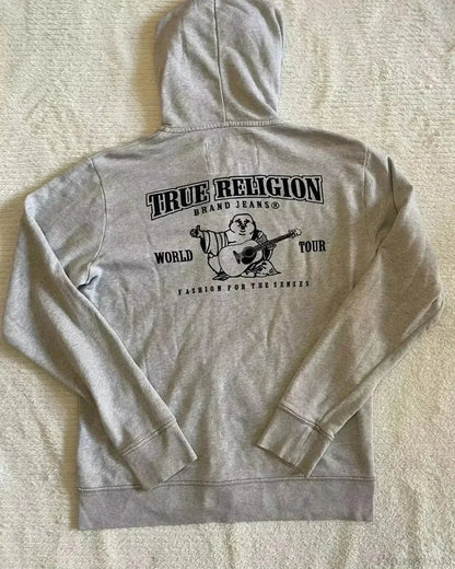 Dark Cross Graphic Pullover Hoodie