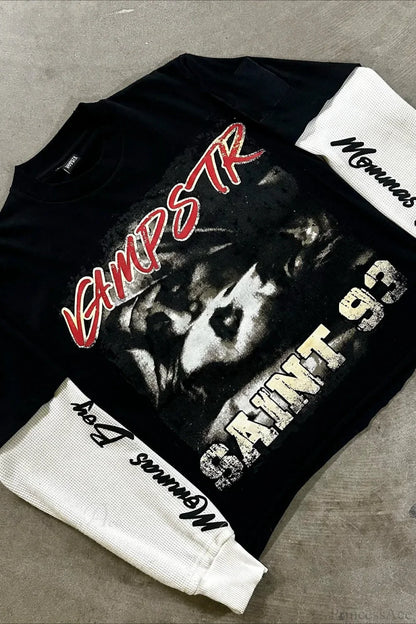 Dark Futuristic Counterfeit 2-Part Hoodie
