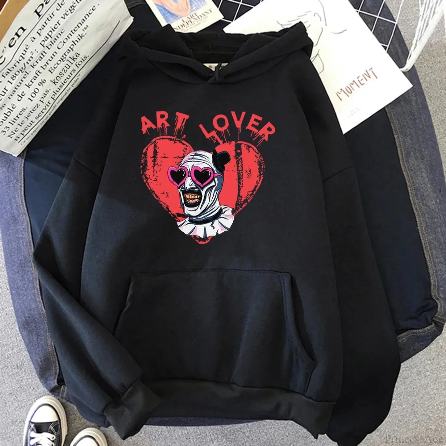 Dark Jester Graphic Pullover Hoodie