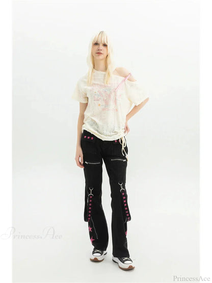 Dark Medieval Loose Cargo Pant