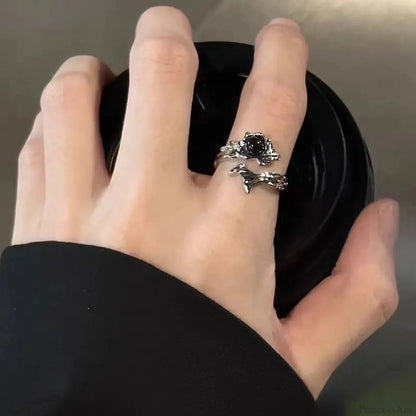 Dark Unpredictable Jewel Ring