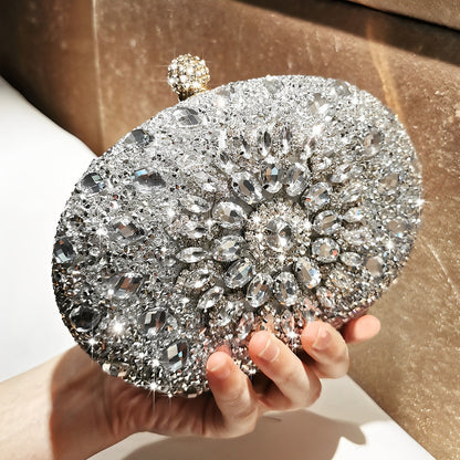 Solar Rhinestone Clutch Bag by Genesis
