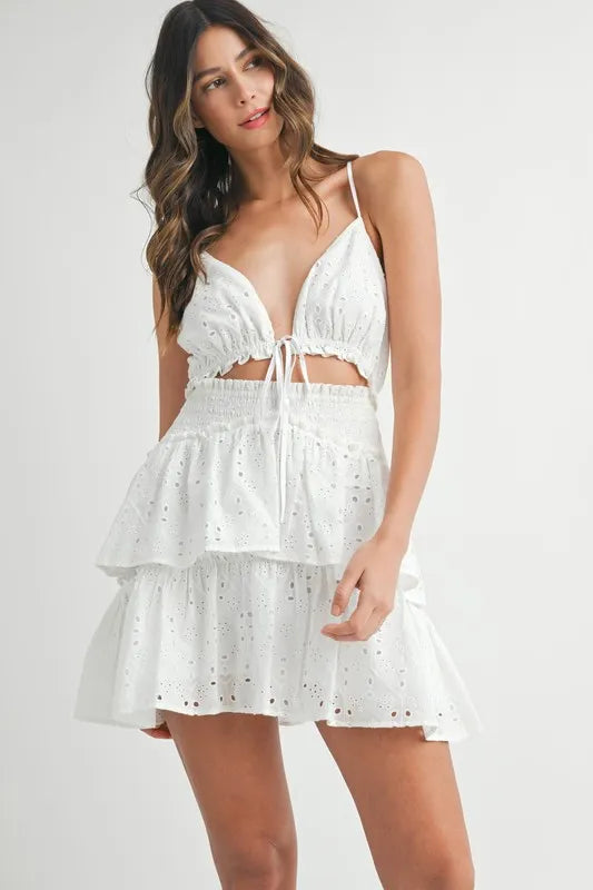 Vivian White Dress