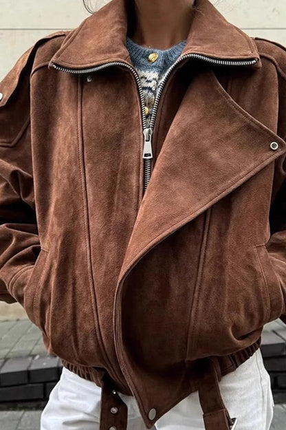 Elegant Short Melanoid Jacket