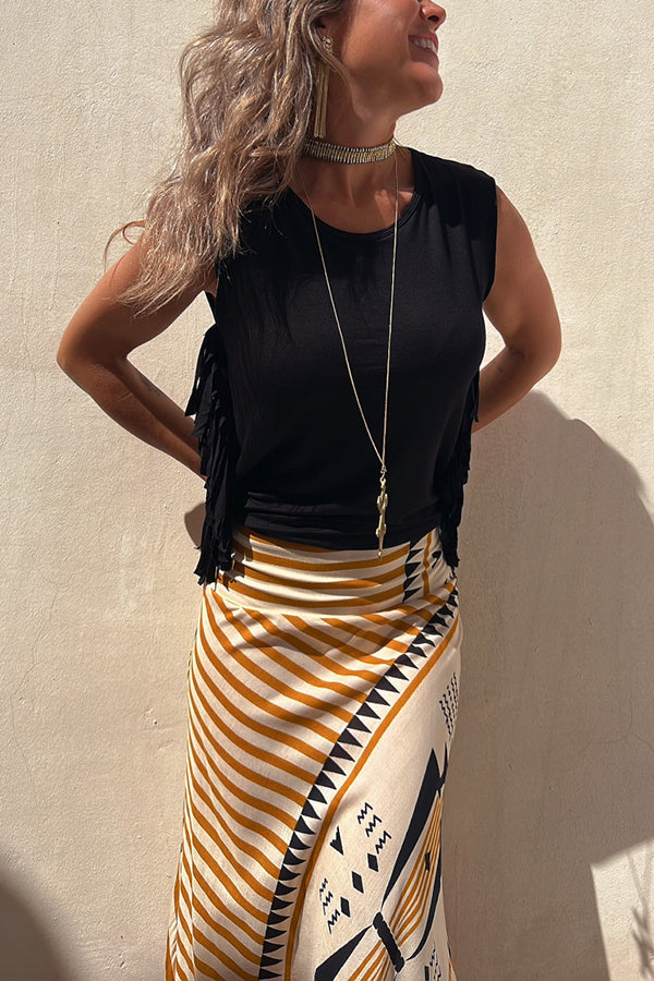 Told You So Girl Tassel Trim Relaxed Top