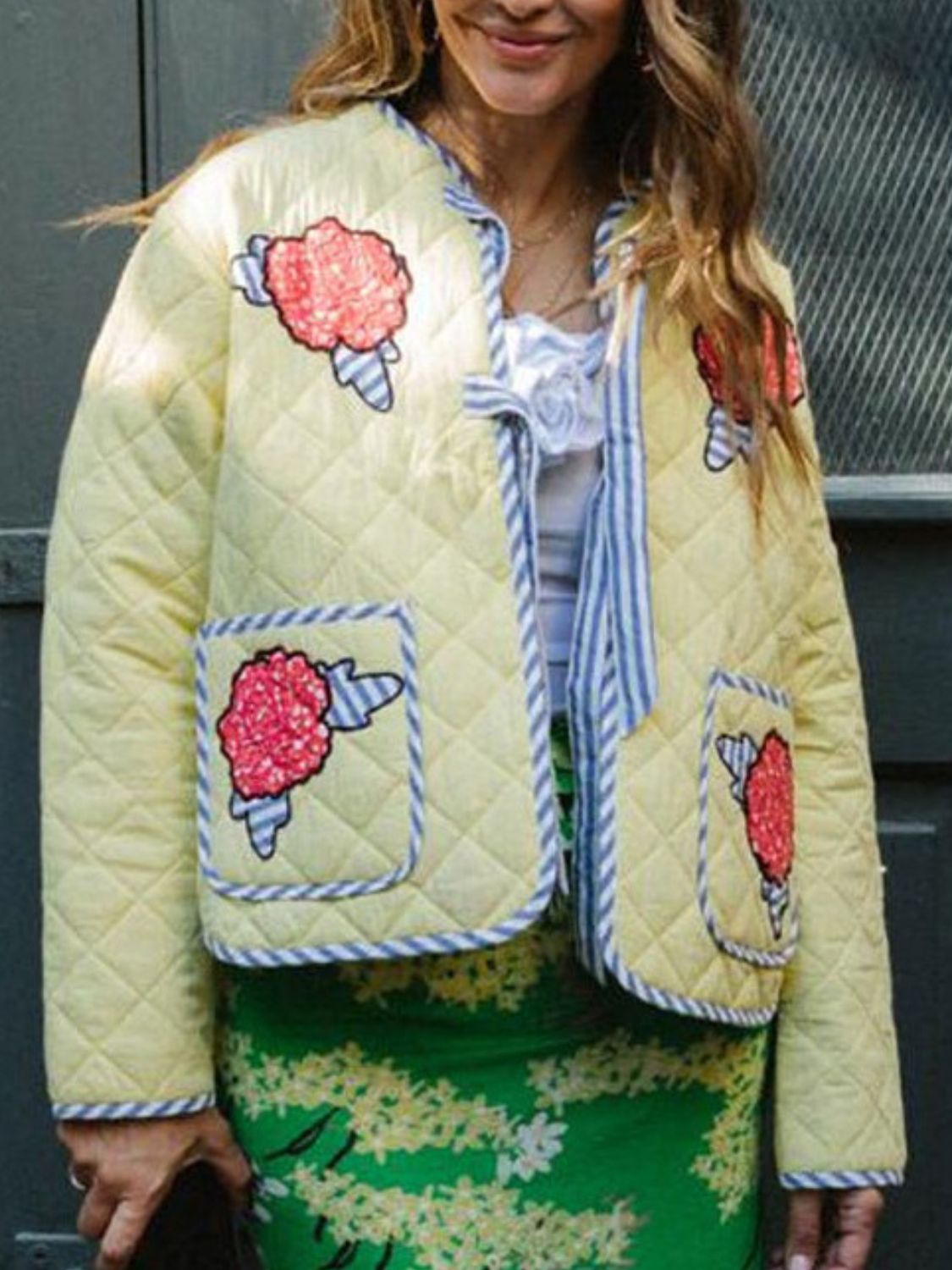 Canary Rose Quilted Jacket