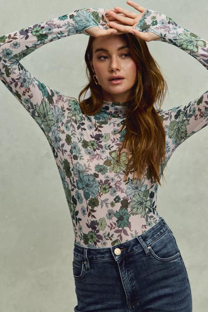 Poppy Mesh Top