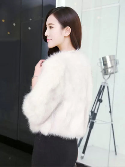Faux Fur Jacket For Women Winter 2026 Short Eco-friendly Fur Coat