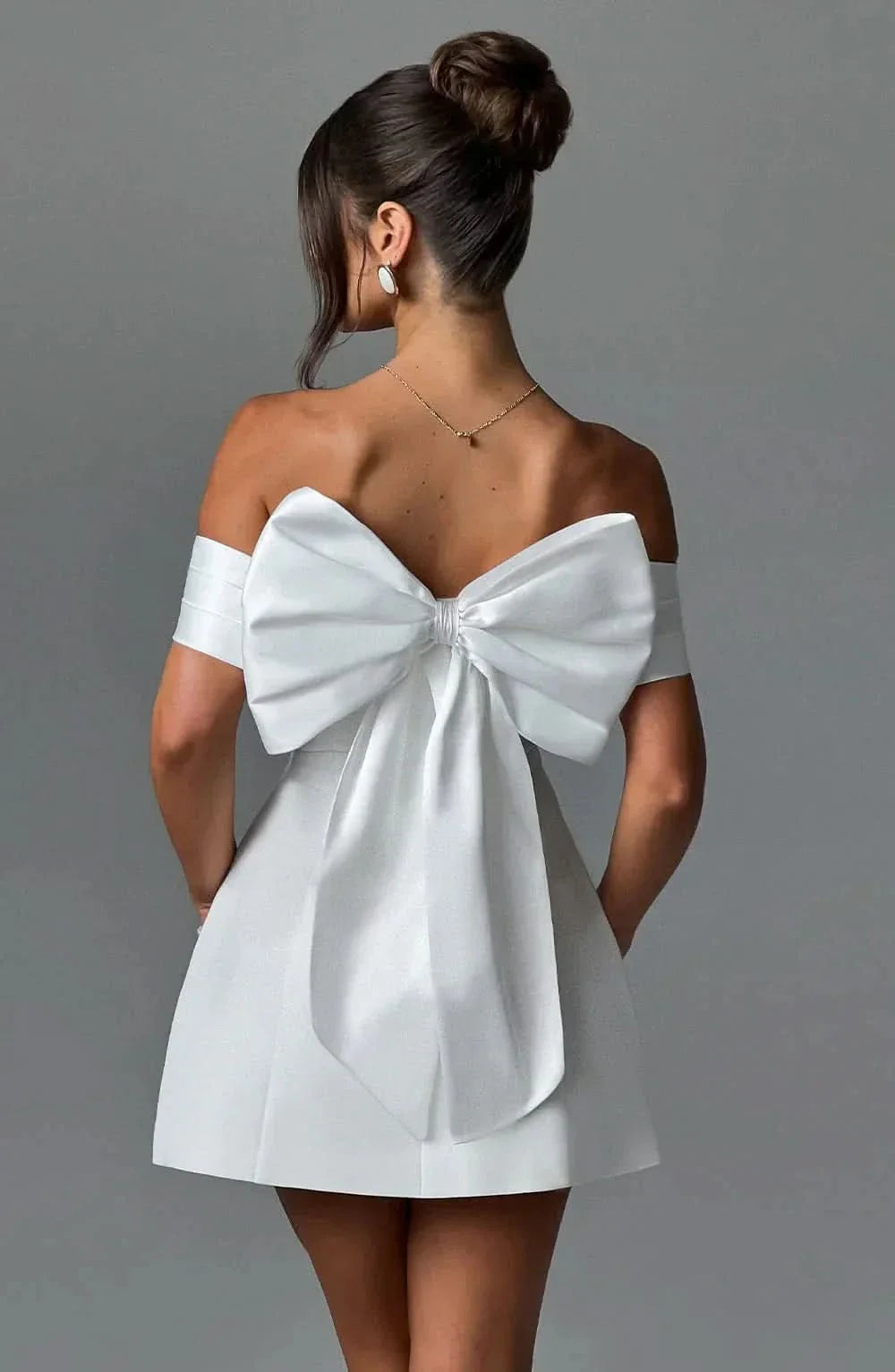 Demi Bow Mini Dress