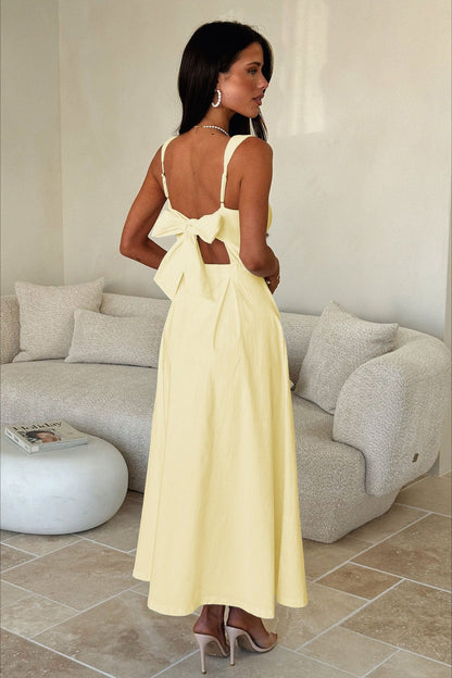 Square Neck Wide Strap Princess Seam Corset Bodice Flared Midi Dress