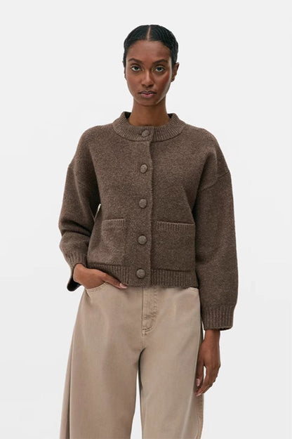 Fashionable Knit Cardigan Sweater
