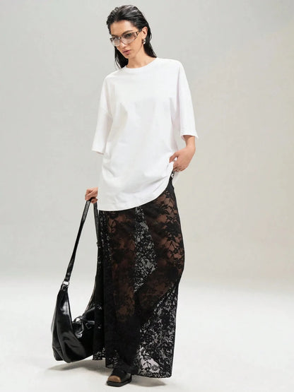 Courtney Lace Maxi Skirt