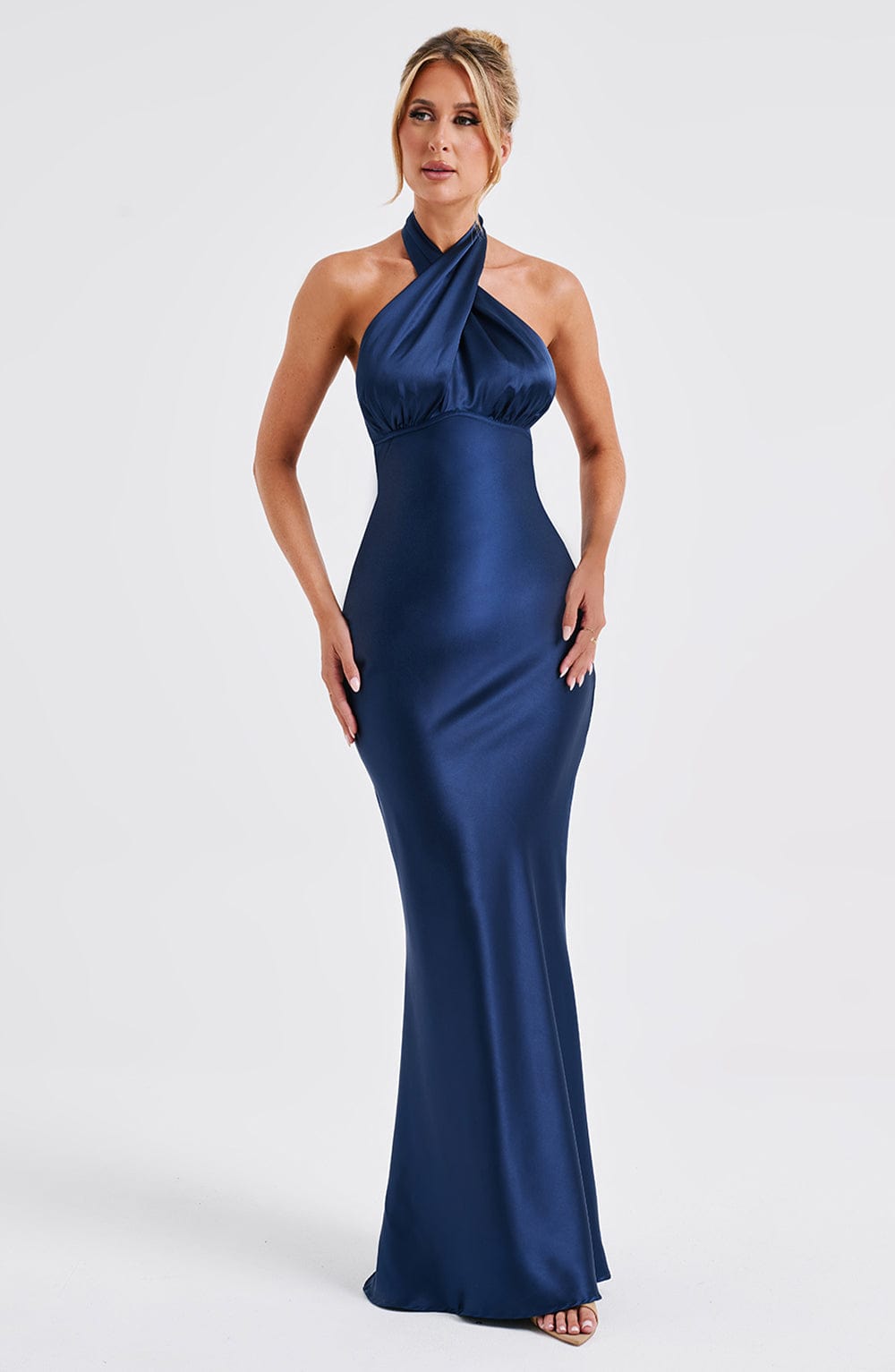 Halter Backless Maxi Dress