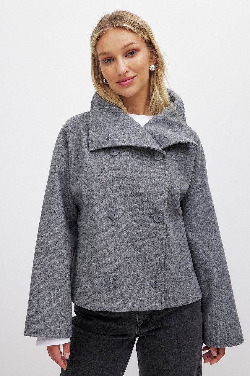 Clara Short Wool Coat