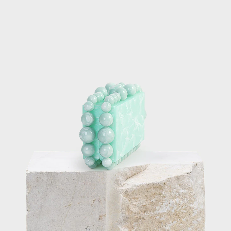 Cloud Clutch Bag in Acrylic