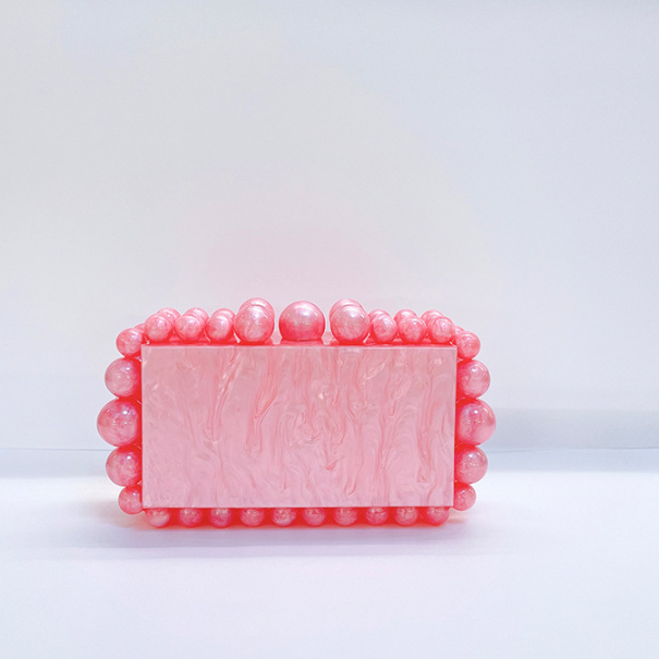 Cloud Clutch Bag in Acrylic