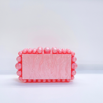 Cloud Clutch Bag in Acrylic