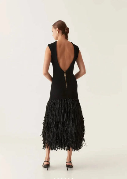 Belle | Knit Midi Dress