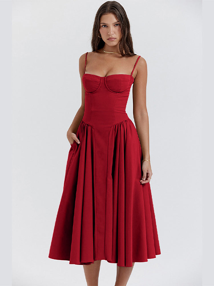 Claire - Waist Shaper Sundress