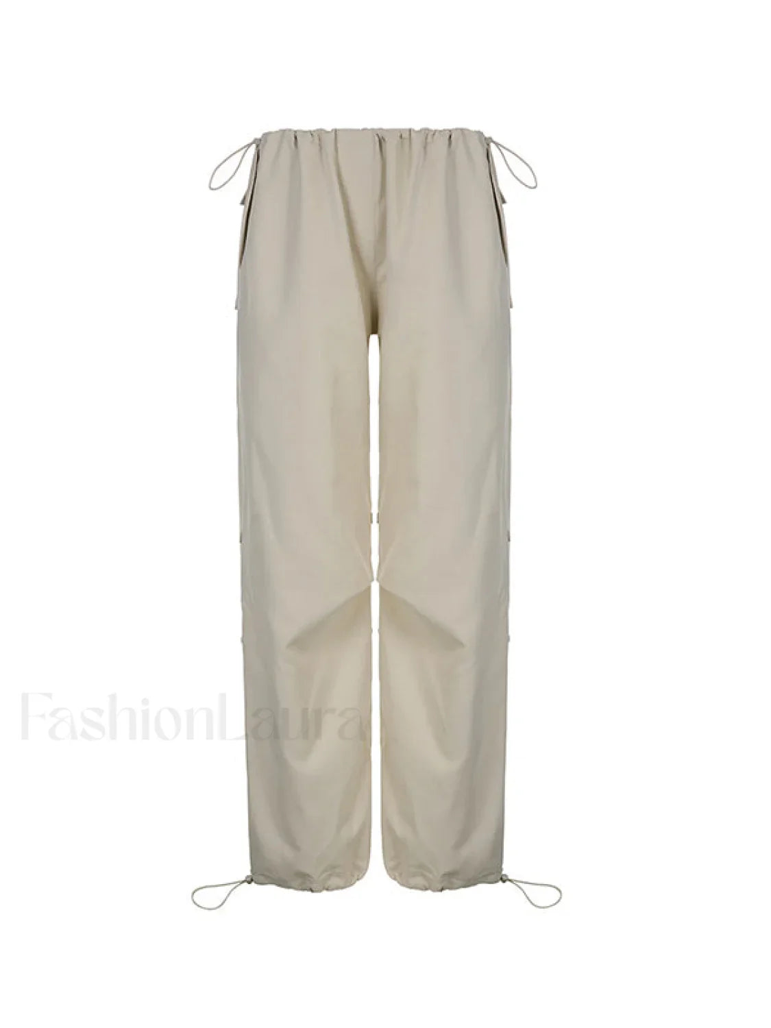 Drawstring Low Waist Baggy Cargo Pants