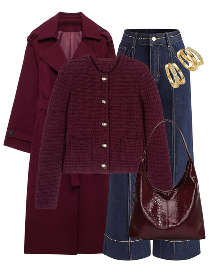 Burgundy Look - 4