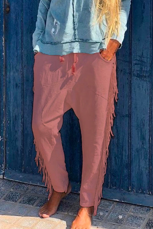 Margovil Tassel Fringes Harem Pants