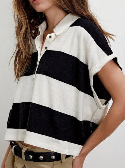 Rugby Cropped Top