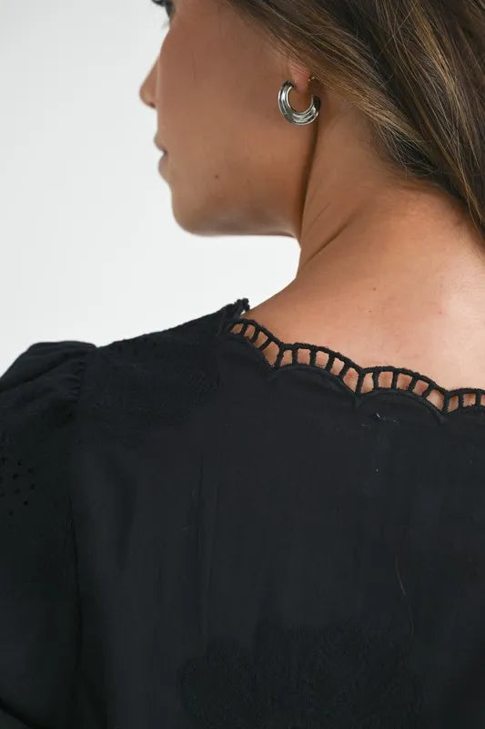 Elise Embroidered Top