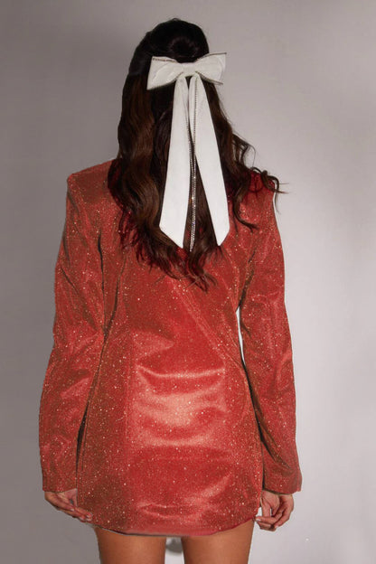 Chic Tailored Slim Fit Blazer Mini Dress
