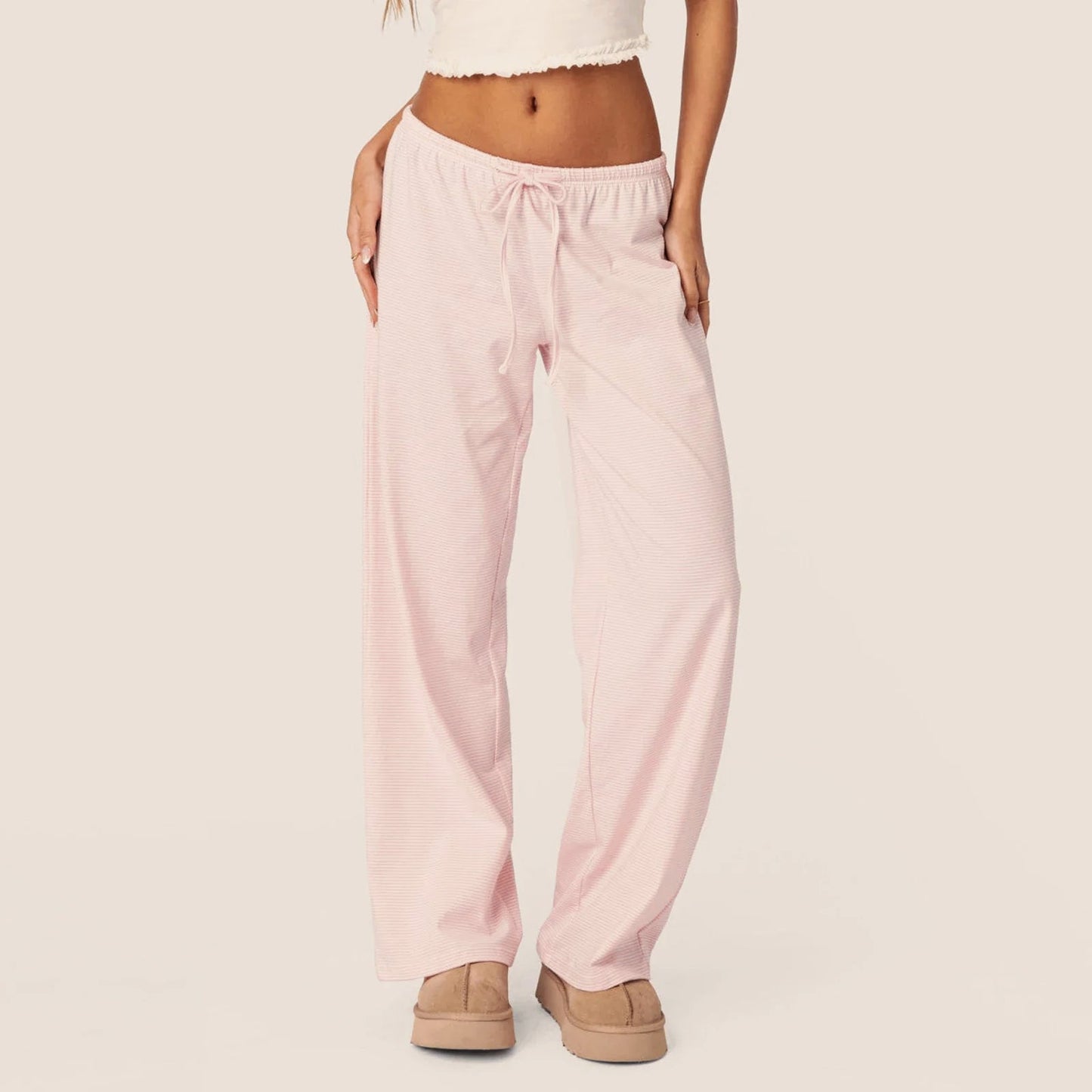 Striped Drawstring Pajama Pant