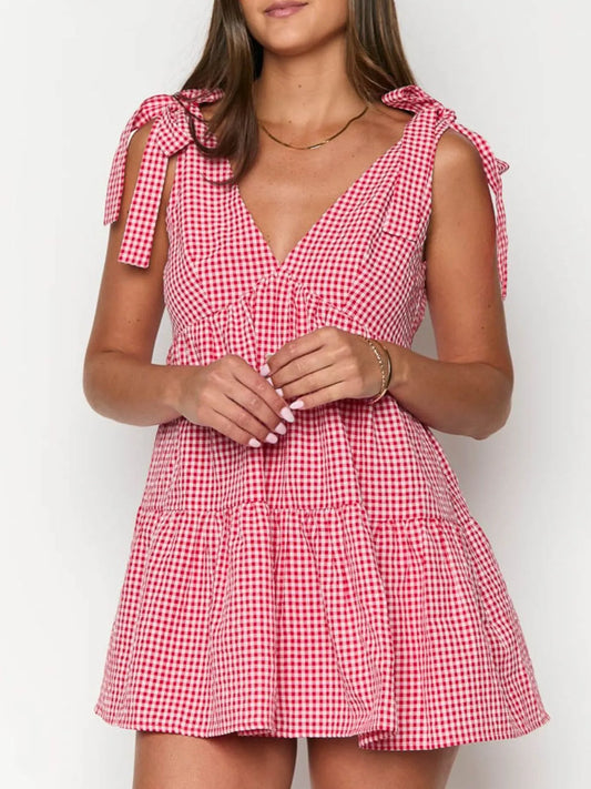 Gingham Mini Dress