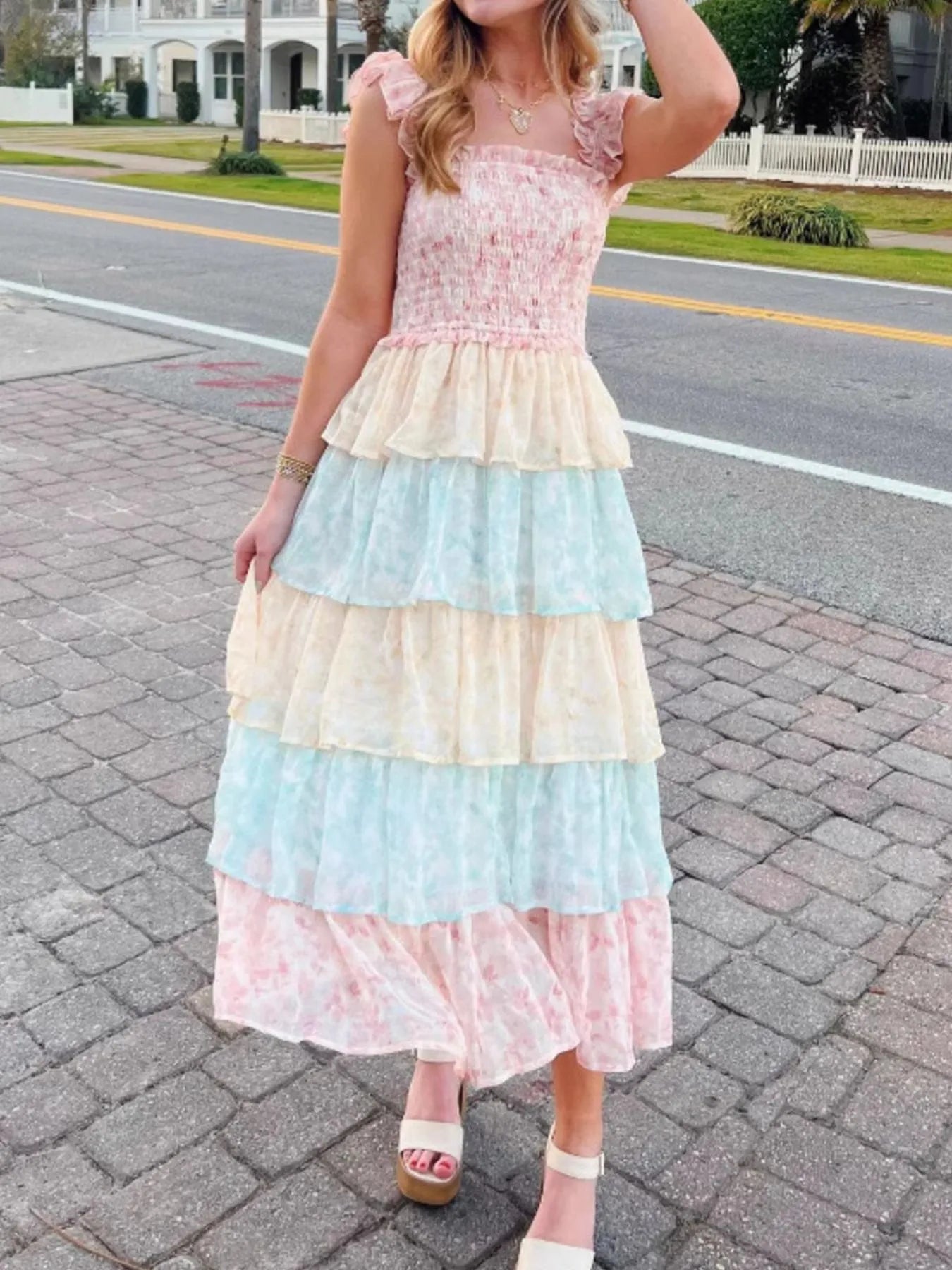 Maggs Floral Midi Dress