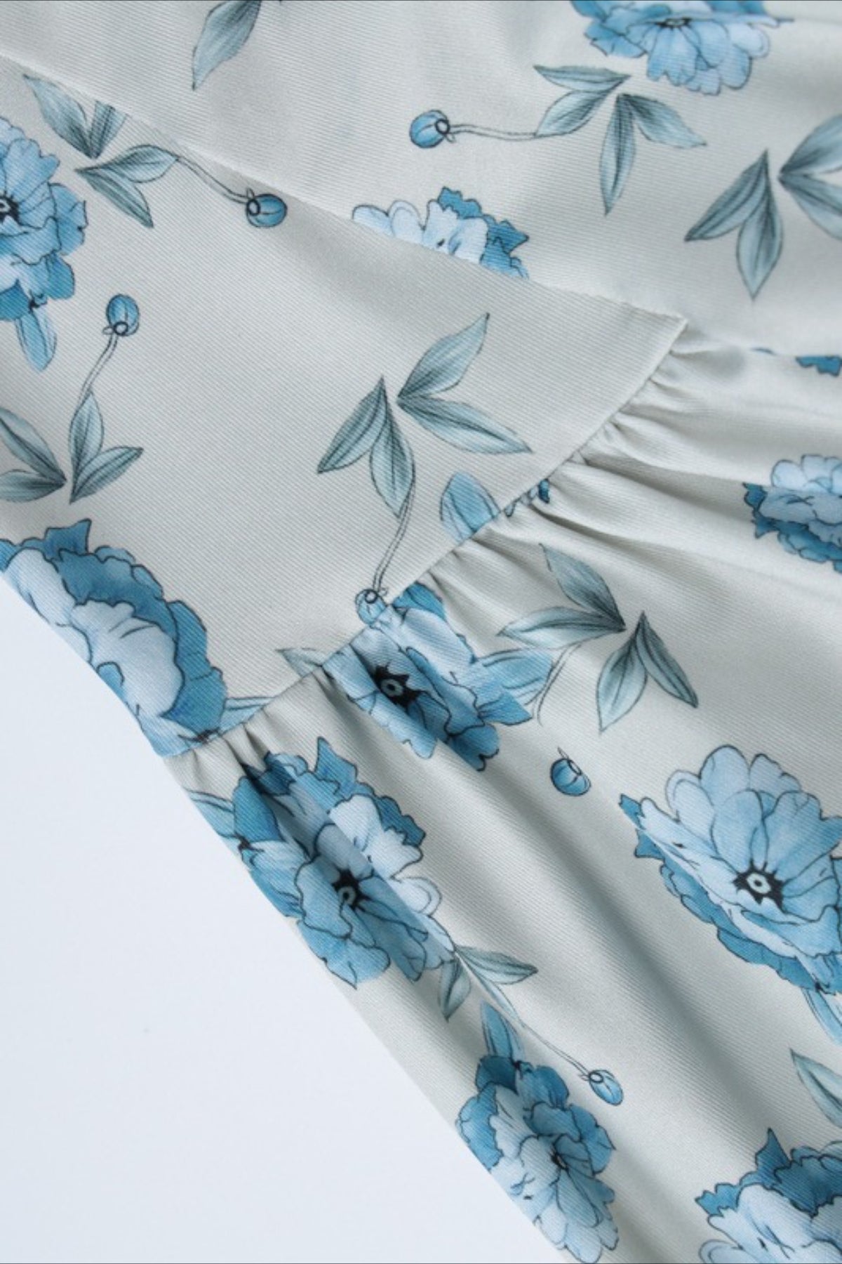 Floral Print Bustier Sweetheart Neck Spaghetti Strap Pleated Maxi Dress