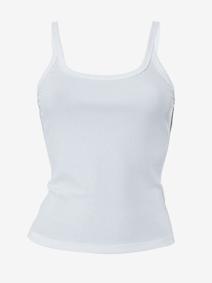 White Cami Top U-Neck Cowboy Camis For Women