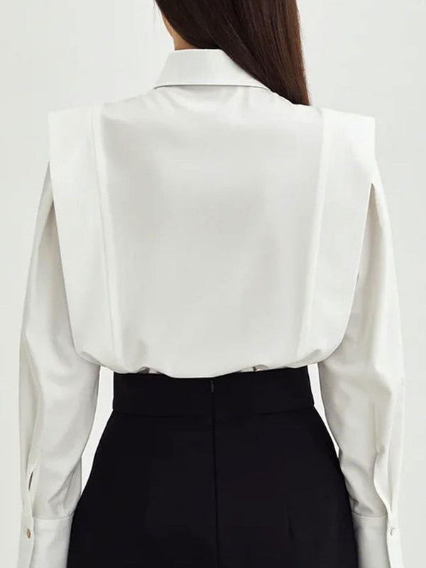 Solid Loose Long Sleeves Shirts