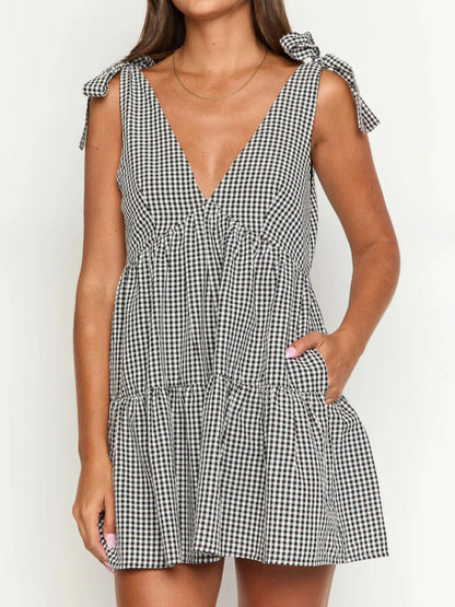 Gingham Mini Dress