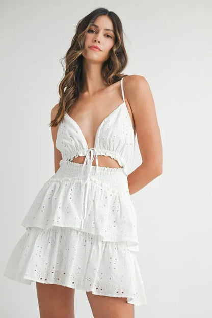 Vivian White Dress