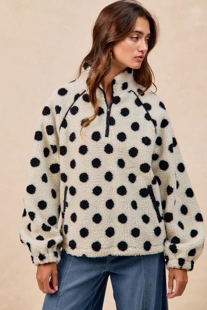 BiBi Polka Dot Sherpa